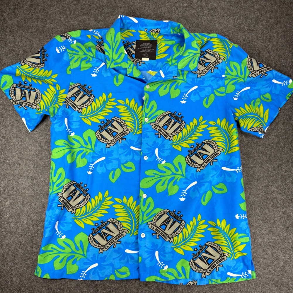 My Hero Academia UA High School Anime Hawaiian‎ Shirt Large Funimation